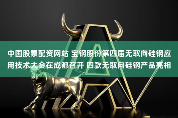 中国股票配资网站 宝钢股份第四届无取向硅钢应用技术大会在成都召开 四款无取向硅钢产品亮相